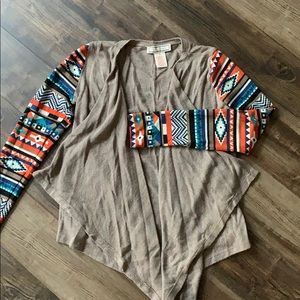 Flying Tomato Women’s long sleeve cardigan